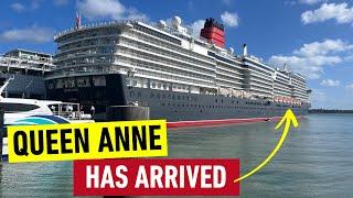 Live: Queen Anne FIRST arrival in NEW country! New Zealand.