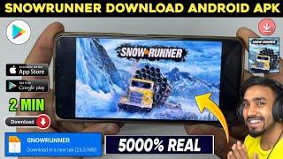  SNOWRUNNER DOWNLOAD ANDROID | HOW TO DOWNLOAD SNOWRUNNER IN MOBILE | SNOWRUNNER GAME DOWNLOAD