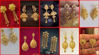 Latest Gold Earrings Designs Long Earrings,Stud Earrings Designs 2025//New Earrings