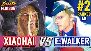 SF6  XIAOHAI (M.Bison) vs ENDING WALKER (#2 Ranked Ed)  Street Fighter 6 High Level Gameplay