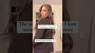 My fine hair can’t hold curl, but my #hairextensions hold style for days and protect my hair