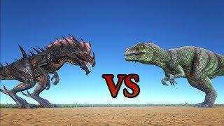 Reaper Queen vs Giganotosaurus || ARK Aberration || Cantex