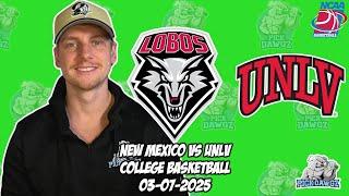 UNLV vs New Mexico 3/7/25 Free College Basketball Picks and Predictions | NCAAB Pick