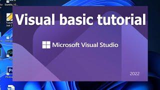 Visual basic tutorial for beginners | Visual studio .net part 1 Hello world.