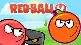 Orange Ball Boom Bash vs Red Ball 4