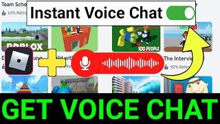 How to Enable Voice Chat in Roblox (2024) | Enable Voice Chat in Roblox