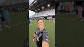 I just played on the same field as Messi! #soccer #soccerplayer #messi