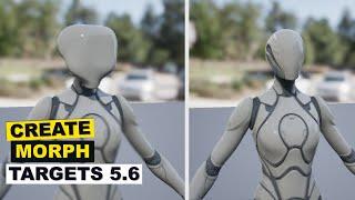 How To Create Morph Targets In Unreal Engine 5.6  ( New Tool )