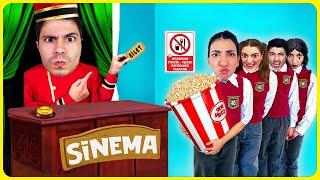 GİZLİCE SİNEMAYA ŞEKER SOKTUK MERT SARI