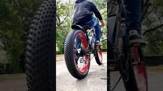 Mota Bhai ke liye Mota tyre cycle  #minivlog #fatbike #voltebyk #mtb #reels #motovlog #bike