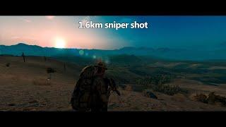 1.6 km sniper shot in S.T.A.L.K.E.R. "Battlefield Future Wasteland" - Cinematic Mission