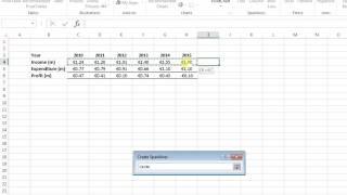 Excel: How to insert Sparklines in Excel 2010 / 2013 / 2016