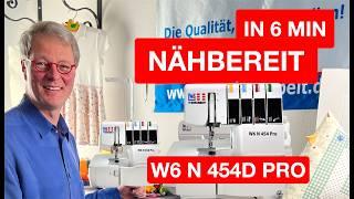 WERTARBEIT Overlock W6 N 454D Pro – Die All-in-One Overlock für Perfekte Nähprojekte