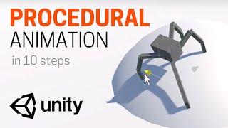 Unity procedural animation tutorial (10 steps)