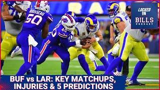 Buffalo Bills vs. Los Angeles Rams: Key Matchups to Watch, Injury Update & 5 Predictions