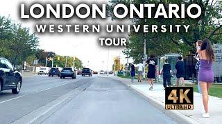 Driving in London Ontario Western University Tour