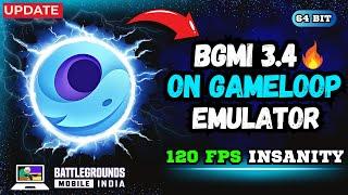 How to play BGMI in pc and laptop | 120 FPS | Ultra HD | Play BGMI 3.4 on Gameloop 64 bit Emulator