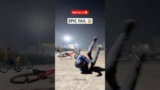 Epic Cycle Stunt #freestyle #stunt #bike #funny #bikelover #cycle #cycling #bikelife #stoppie