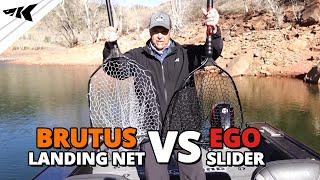 KastKing Brutus Fishing Landing Net vs Ego Slider Net