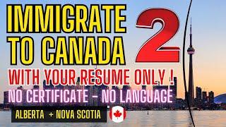 immigration to Canada 2024 without job offer - check if you are on the list ! Part 2 #travel