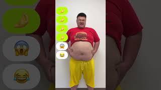 【TikTok100万再生】120Kgデブのさわやかなリアクション