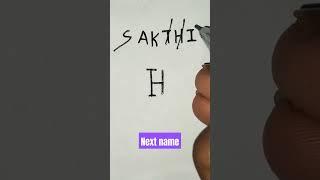# SAKTHI  name logo # Design # Next name #shorts # By Rajbir