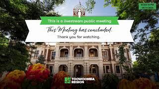 Toowoomba Regional Ordinary Meeting of Council - 19/11/24