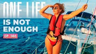 Ep 146 ONE LIFE IS NOT ENOUGH · Discovering Milazzo and Sicily, Italy · Sailing Mediterranean Sea