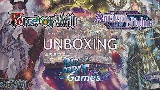 Force of Will TCG Ancient Nights Booster Unboxing