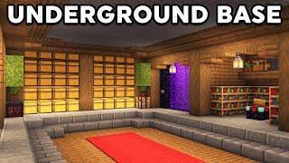 Minecraft Underground Base Tutorial [How to Build]