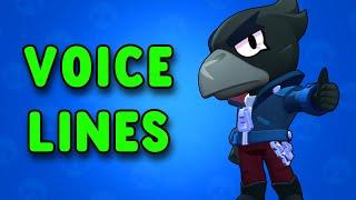 Crow All Voice Lines | Brawl Stars