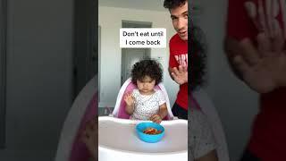 Don’t eat it until I come back challenge #shorts