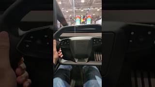 Inside Tesla Cybertruck at Toronto AutoShow!  #tesla #cybertruck #autoshow #electricvehicle #ev