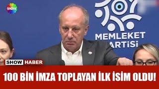 Muharrem İnce resmen cumhurbaşkanı adayı!