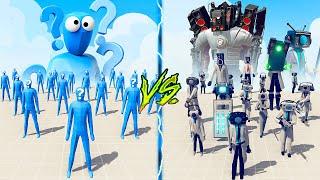 RANDOM UNITS TEAM vs SCIENTIST SPEAKERMAN TEAM - Totally Accurate Battle Simulator TABS