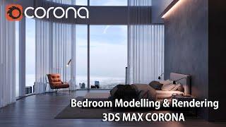 3ds Max Corona Renderer- Yatakodası Modelleme & Render (Iç Tasarım)