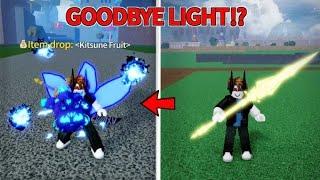 I Mastering Kitsune Fruit + GOODBYE LIGHT!? (Blox Fruits)