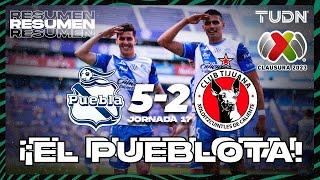 Resumen y goles | Puebla 5-2 Tijuana | CL2023 Liga Mx - J17 | TUDN