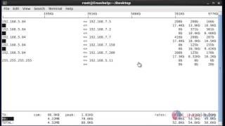 How to monitor network bandwidth using Iftop