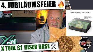 X Tool S1 Riser Base Review 4.Jubiläumsrabatt nutzen: – Mehr Höhe, weniger Preis!