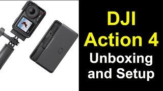 The AWESOME DJI Action 4 Camera Adventure Combo - Unboxing, Initial Setup And First Use.