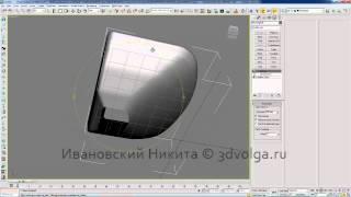 3D Max, визуализация интерьеров. CrossSection создание раковины в 3D Max