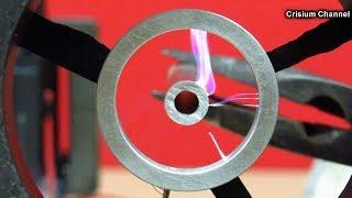 Plasma Vortex in Magnetic Field - Electric Lightning within a Magnetic Field - Physics Experience