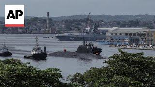 Russian fleet, including nuclear submarine, leave Cuba