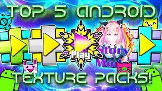 TOP 5 FULL ANDROID TEXTURE PACKS & ICONS FOR GEOMETRY DASH 2.11 [#5] | Irving Soluble