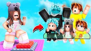 Trolling my FAMILY in Roblox Tower!