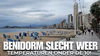 Slecht Weer in Benidorm, regen op komst! - Temperaturen onder de 10 Graden