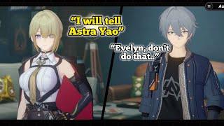 EVELYN, DON’T TELL ASTRA YAO, PLEASE 