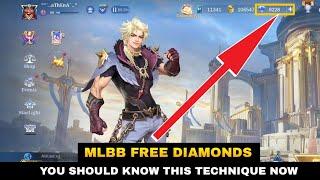 How To Get Free MLBB Diamonds • You should know this  crazy technique • Hurry get your free diamonds