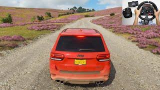 JEEP Grand Cherokee Trackhawk Forza Horizon 4 Steering wheel + Shifter Off-road Logitechg29 gameplay